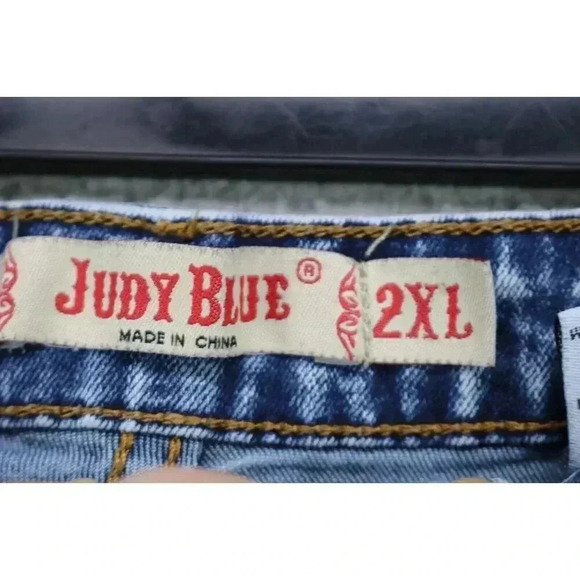 Judy Blue High Waist Acid Wash Skinny Jeans Size 2X-Stretch - Picture 3 of 7